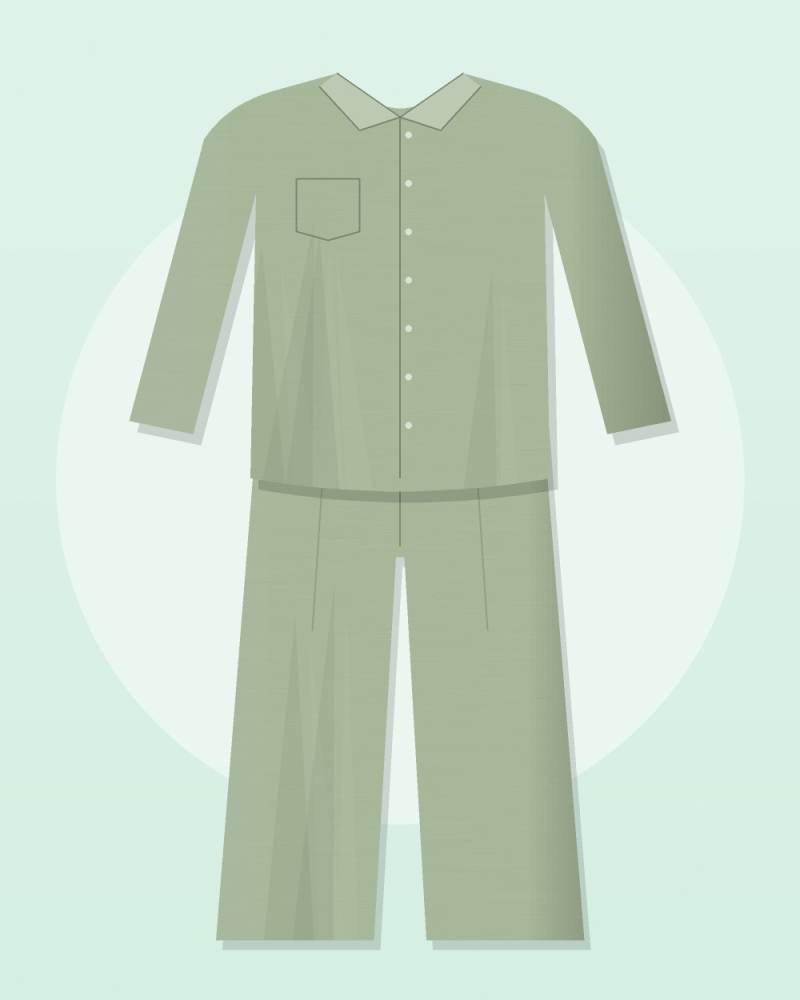 Linen Blend Co-ord Set — Sage