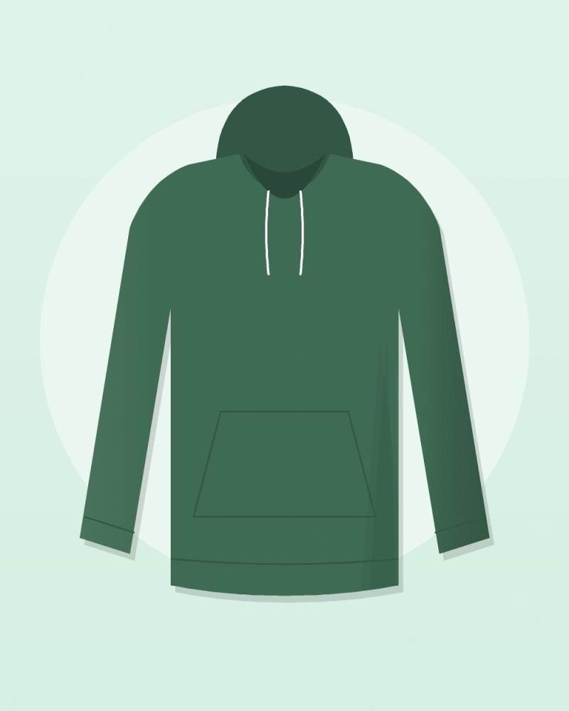 Brushed Hoodie — Forest