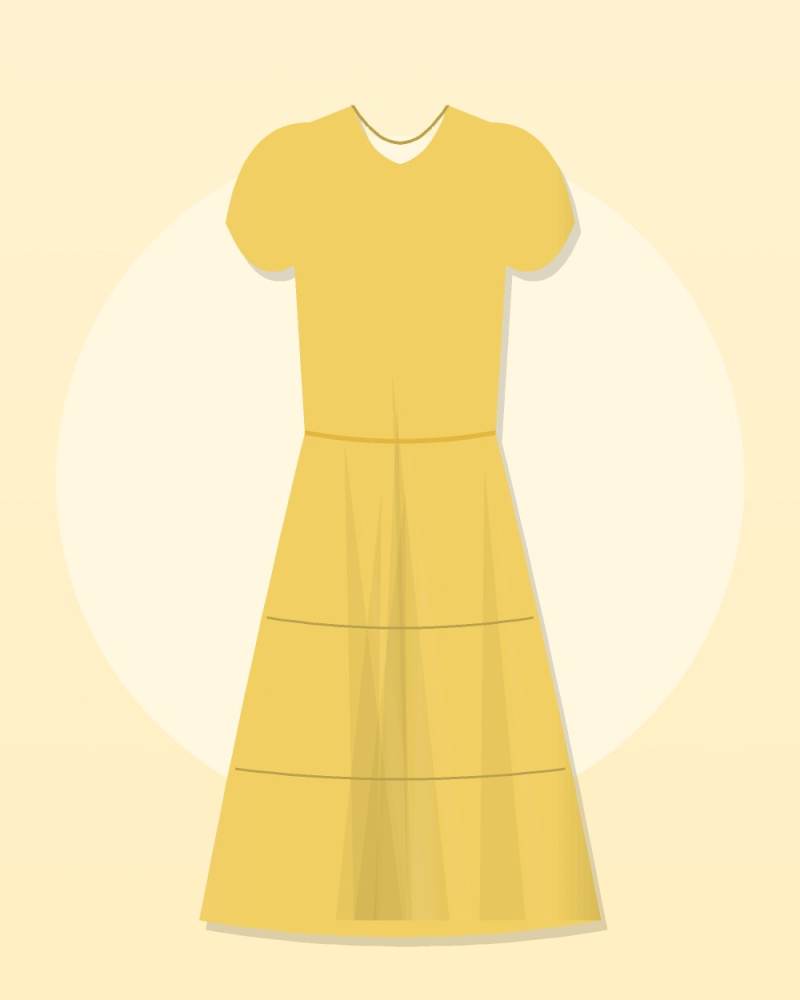 Tiered Midi Dress — Butter